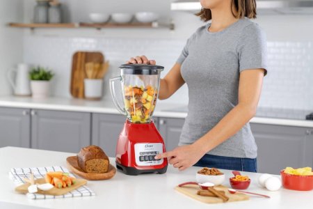 OSTER® licuadora 2 velocidades más pulso y vaso de vidrio BLSTKAGRPB