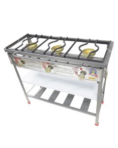 PRIME Cocina semi - industrial 2 hornillas p/s