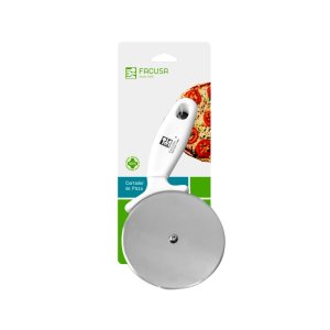 FACUSA cortador de pizza mango blanco