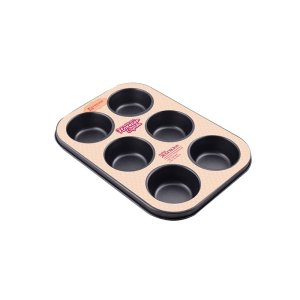 FACUSA molde x 6 quequitos 26.5 x 18 x 3 cm