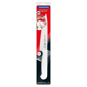 TRAMONTINA 6" cuchillo profesional para carne Mango Polipropileno Blanco con Protección Antimicrobiana