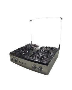 SGA Cocina 4 hornillas de mesa b/p - enlozado