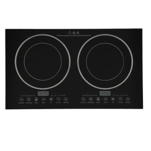 National Cocina de inducción 2 quemadores vidrio dos placa Mesa 3500 vatios eléctrico infrarrojo doble cocina de cerámica
