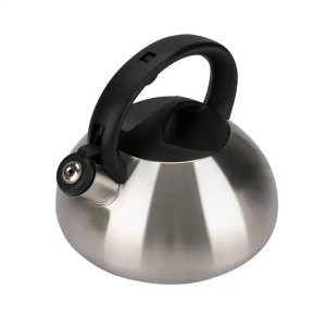 Hervidor de agua silbato de 3L de acero inoxidable, clásico, cocina, hervidor de agua con mango caliente