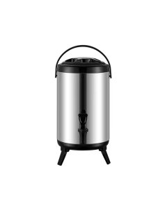 Dispensador 9.5 litros De bebidas comerciales, jarra De filtro De Agua aislado De acero inoxidable