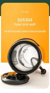 Dispensador 5.8 litros De bebidas comerciales, jarra De filtro De Agua aislado De acero inoxidable