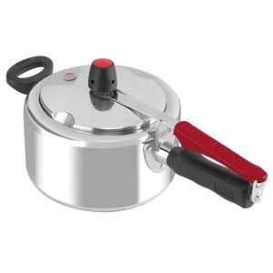 Clock Olla a Presión Original Pulida con Cierre Interno y 4.5L de Capacidad