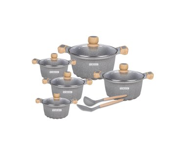 Romania ollas roca volcanica 10 piezas modelo - FT-1010A