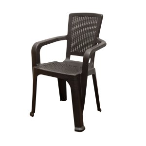 Silla de Plástico Modelo Tahuari Marrón